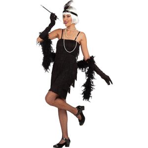 Funiglobal Funidelia   Charleston kostume til kvinder ▶ 20'erne, Kabaret, Gangster, Årti - Sort