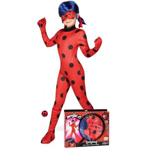 My Other Me Ladybug kostume med paryk til børn