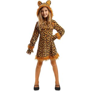 Funiglobal Funidelia   Leopard Kostume til piger ▶ Dyr, Ørken, Jungle - Multifarvet