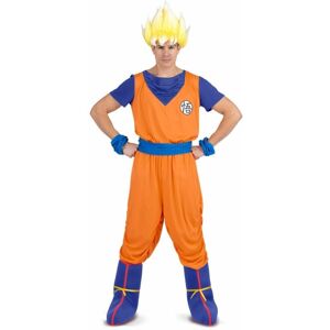 Maskeraddräkt vuxna My Other Me Goku Dragon Ball 5 Delar XL