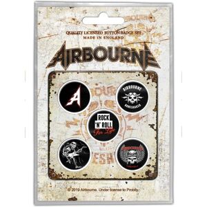 Airbourne Boneshaker Badge (Pack of 5)