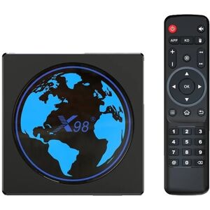 SupplySwap Smart TV Box, Android 110, 4K Medieafspiller, 4GB+32GB