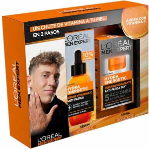 Kosmetik sæt til mænd L'Oreal Make Up Men Expert Hydra Energetic 2 Dele