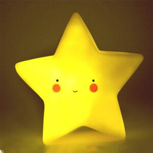 My Store LED Bedroom Bedside Children Room Stars Cartoon Night Light(Yellow)