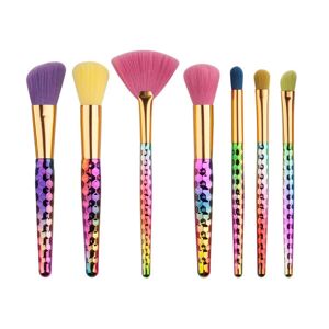 Otego 7 pcs make-up brushes mermaid rainbow