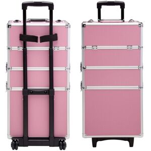 TecTake Beauty trolley med 3 etager - pink