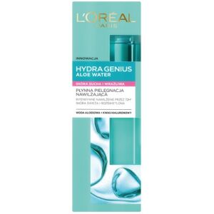 L'OREAL PARIS Hydra Genius Aloe Vand flydende fugtgivende pleje til tør og følsom hud 70ml