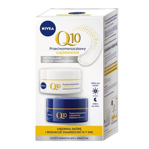 Nivea Sæt Q10 Anti-rynke opstrammende dagcreme 50ml + anti-rynke opstrammende natcreme 50ml