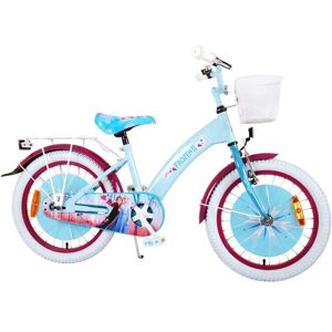 Volare Disney Frozen 2 børnecykel - piger - 18 tommer - blå / lilla - inkl. kurv