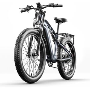 Shengmilo MX05 fuld affjedret elektrisk mountainbike voksen elcykel BAFANG motor 1000W, mahed 40 km / t, 840Wh SAMSUNG batteri, Unisex elektrisk cykel