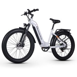 Shengmilo MX06 voksen elcykel 1000W BAFANG motor urban elcykel 48V 17,5AH SAMSUNG batteri cruising rækkevidde 50-80 km 3,0 tommer fede dæk