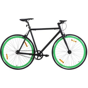 vidaXL cykel 1 gear 700c 55 cm sort og grøn