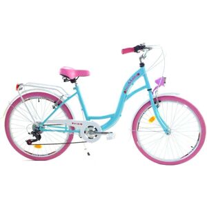 Viking Pigecykel - 26 tommer - med 7 gear - havgrøn pink