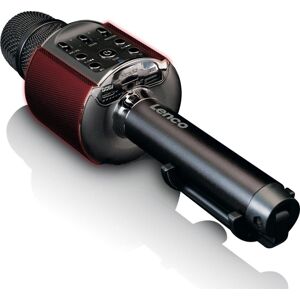 Lenco BMC-090BK - Bluetooth Karaoke mikrofon med højttaler og belysning - Sort