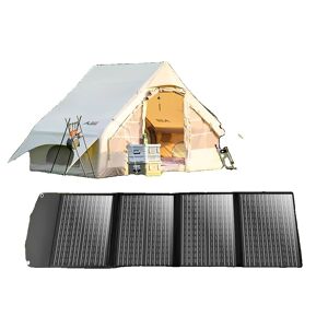 SupplySwap Solcellepanel, 150W Effektudgang, Bærbar og Foldbar, 18V, 150W