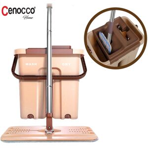 Cenocco CC-9070: Flad moppe med spand - Brun