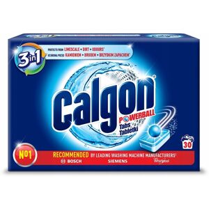 Calgon Anti-kalktabletter til vaskemaskiner, 30 stk