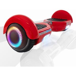 6.5 tommer Hoverboard, Regular Red PowerBoard PRO, Lang Rækkevidde, Smart Balance