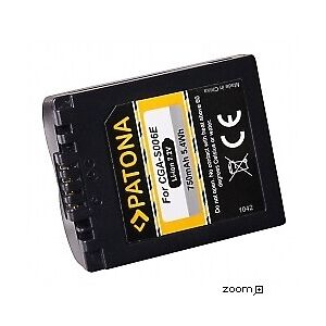 Patona Batteri för Panasonic CGA-S006E 710mAh 7.2V