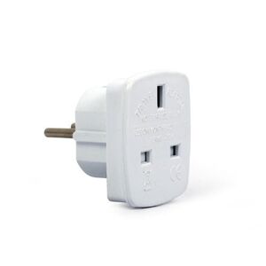 Gembird Travel Adapter UK -> EU (220V)