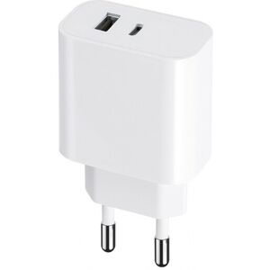 Maxlife MXTC-06 - PD QC Väggladdare 1x USB-C, 1x USB, 30W, Vit