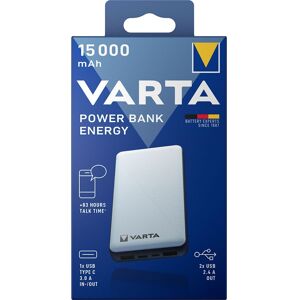 Varta Batteri Energy 15.000mah 2xusb A/1xusb C Hvid