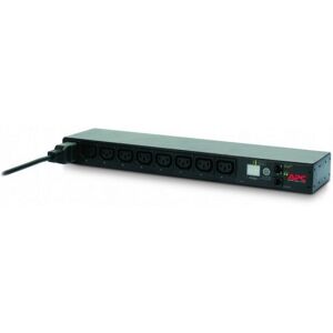 APC Rack PDU strømforsyningsenhed, lodret montering, Switched 1U 16A 208/230V (8) C13