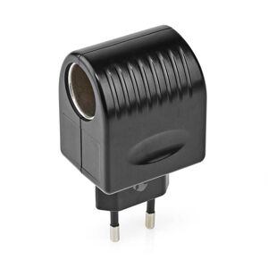 Nedis Adapter til Strømstik   Euro / Type C (CEE 7/16)   100 - 240 V AC 50/60 Hz   12 V DC   6 W   Strømforsyning   0.3 A   Sort   Plastik