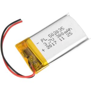 YUNIQUE GREEN-CLEAN-POWER 1 stk genopladeligt Lipo-batteri 502035 (3.7V, 300mAh Lipo) til Bluetooth-hovedtelefoner, smartwatches, POS - Batterier til generelle formål Batteri