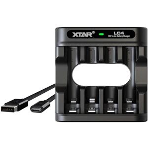 XTAR L4 AA/AAA oplader 4x0.5A