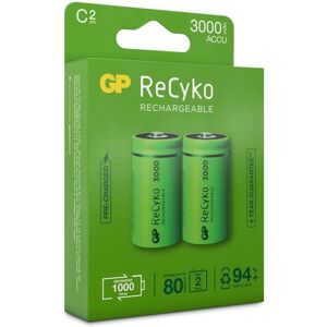 GP ReCyko Laddningsbara C-batteri