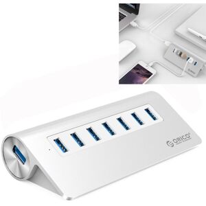 ORICO M3H7-V1 Aluminum Alloy 7 USB 3.0 Ports HUB with 30W Power Adapter