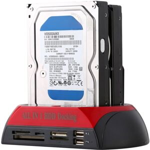 My Store All in 1 Dual 2.5 inch/3.5 inch SATA/IDE HDD Dock Station with Card Reader & Hub