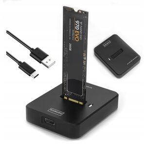 M2 NVME/SATA SSD-adapter M.2 USB-C 10 GB/s kabinet fra Zenwire