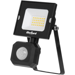 Rebel 20W LED spotlight med bevægelses- og skumringssensor, 4000K, 230V