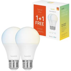 Smart lampa, WiFi, Hombli Smart Bulb E27, LED, CCT, 9W, Dimbar 2/fp