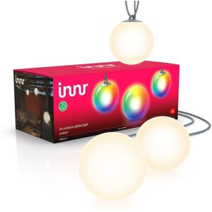 Innr Outdoor Globes Light, Fungerer med Philips Hue*, Alexa & Hey Google (hub kræves), RGBW, 16 millioner farver, 3-Pack OGL 130 C