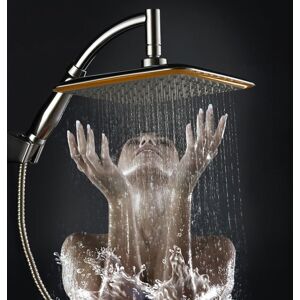 Shoppo Marte Chrome Wall-mounted Brass Shower Head