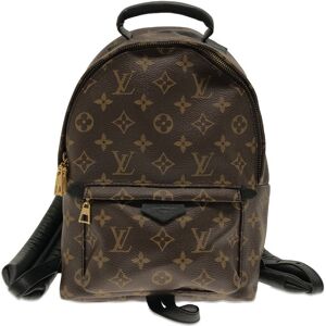 Pre-owned Louis Vuitton Monogram Palm Springs PM Brown