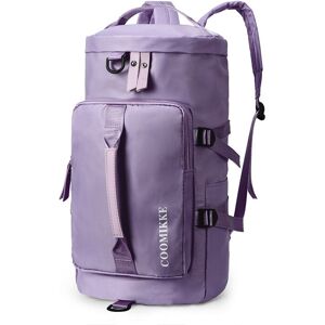 shopnbutik Multifunctional Travel Backpack Large Capacity Portable Drum Bag Sports Bag(Purple)