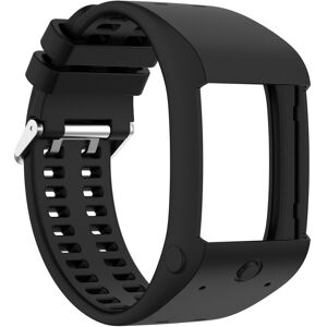 INF Polar M600 armbånd silikone Sort Sporty urrem til din smartwatch