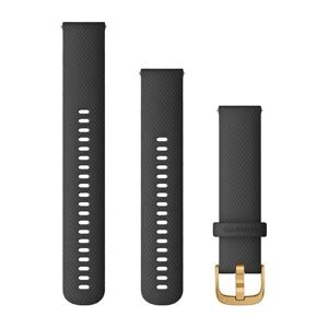 Garmin Quick Release Band, 20 mm, Black with Gold Hardware