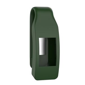 Enkay Smart Watch Silicone Clip Button Protective Case for Fitbit Inspire / Inspire HR / Ace 2(Army Green)