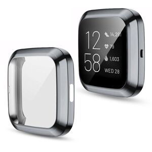 Shoppo Marte For Fitbit versa 2 Plating TPU All-inclusive Protective Shell(Gray)