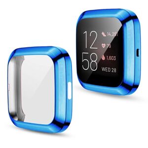 Shoppo Marte For Fitbit versa 2 Plating TPU All-inclusive Protective Shell(Blue)