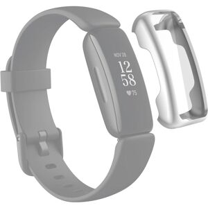 Shoppo Marte For Fitbit Inspire 2 TPU Electroplating Protective Case Cover(Silver)