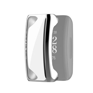 Shoppo Marte For Fitbit Inspire 2 Full Coverage PC Protective Case Cover(Silver)