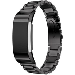 ExpressVaruhuset Metalarmbånd Fitbit Charge 2 Sort