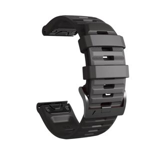 INF Garmin Fenix / Forerunner / Approach / Quatix armbånd Sort - Hurtig levering