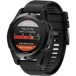 CaseOnline Sport Årmband EasyFit Garmin Fenix 3 / 5X / 5X Plus - Sort